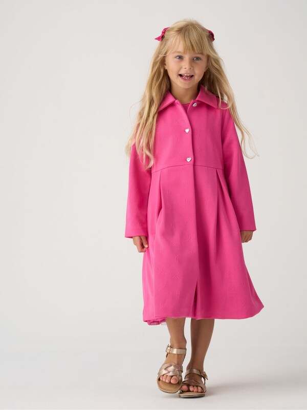 Seraphine Miss Pink Jacquard Bows Jacket And Sequin Dress Set