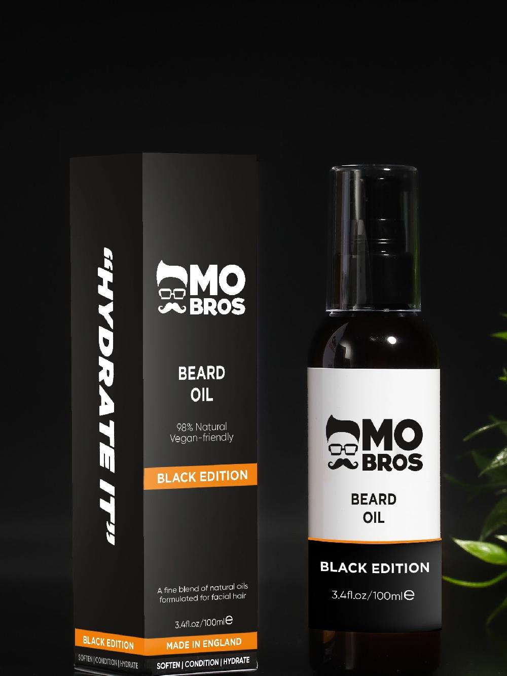 seraphine Mo Bros Premium Beard Oil 100ml Black Edition
