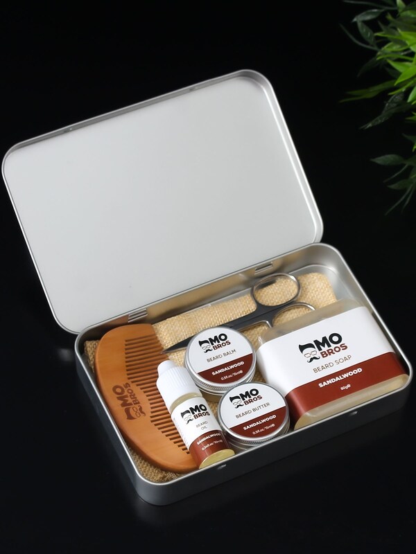 Seraphine Mo Bros XL Beard Care Kit Sandalwood Gift Set