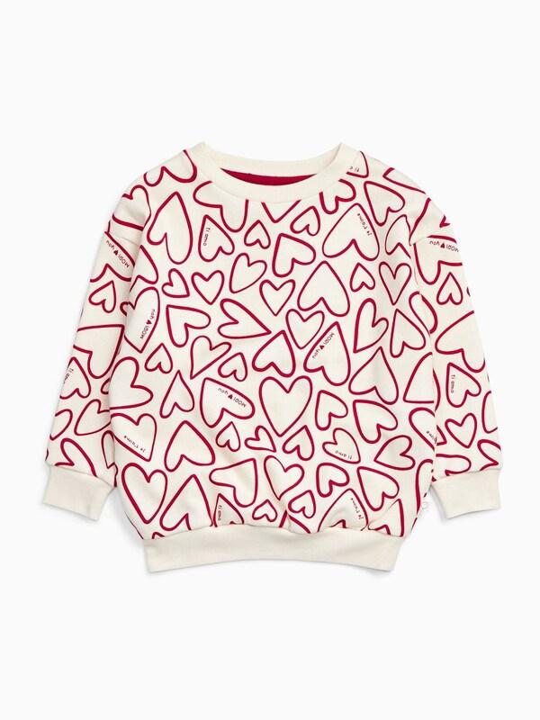 Seraphine MORI Cream Heart Print Supersoft Sweatshirt