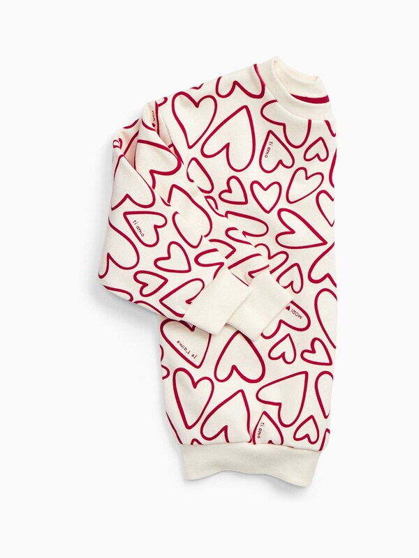 Seraphine MORI Cream Heart Print Supersoft Sweatshirt