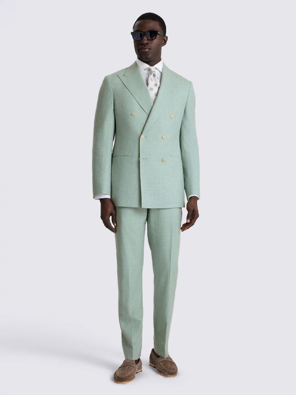 seraphine MOSS Aqua Tailored Fit Tailored Fit Italian Suit Jacket