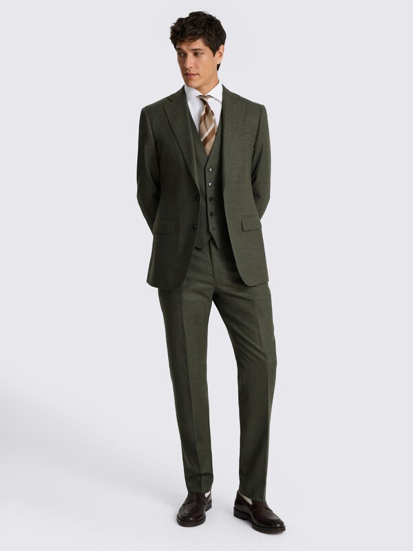 seraphine MOSS Army Green Tailored Fit Fit Performance Suit Jacket