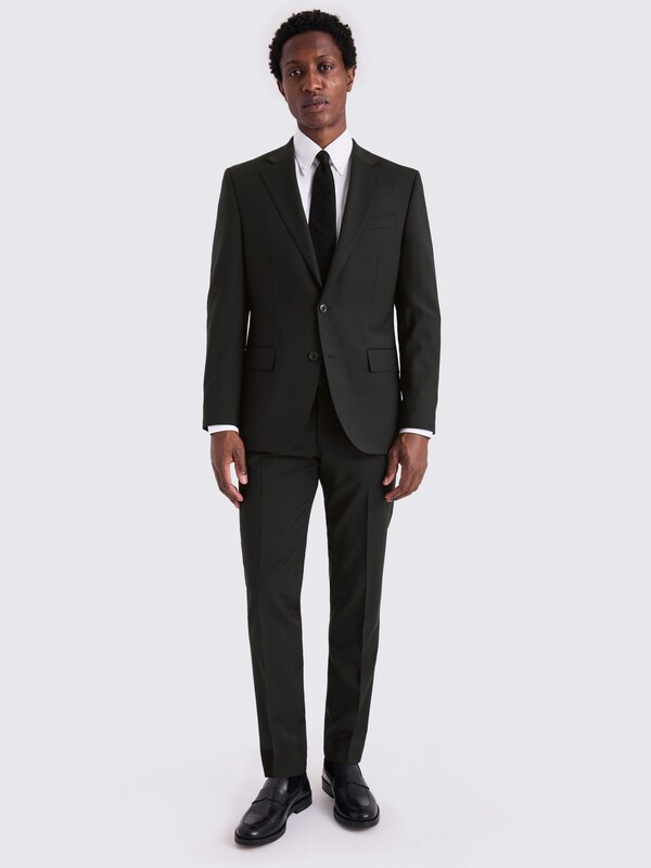 Seraphine MOSS Black Tailored Fit Fit Performance Suit Jacket