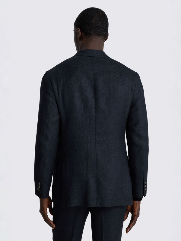 Seraphine MOSS Black Tailored Fit Italian Twill Suit Jacket