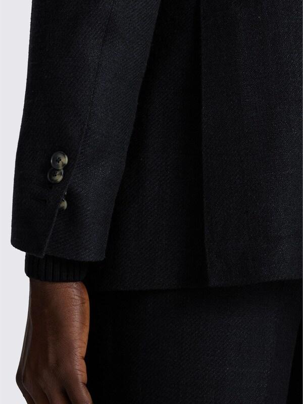 Seraphine MOSS Black Tailored Fit Italian Twill Suit Jacket