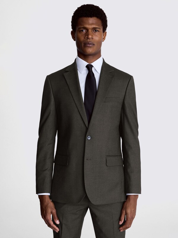 Seraphine MOSS Charcoal Regular Fit Stretch Suit Jacket