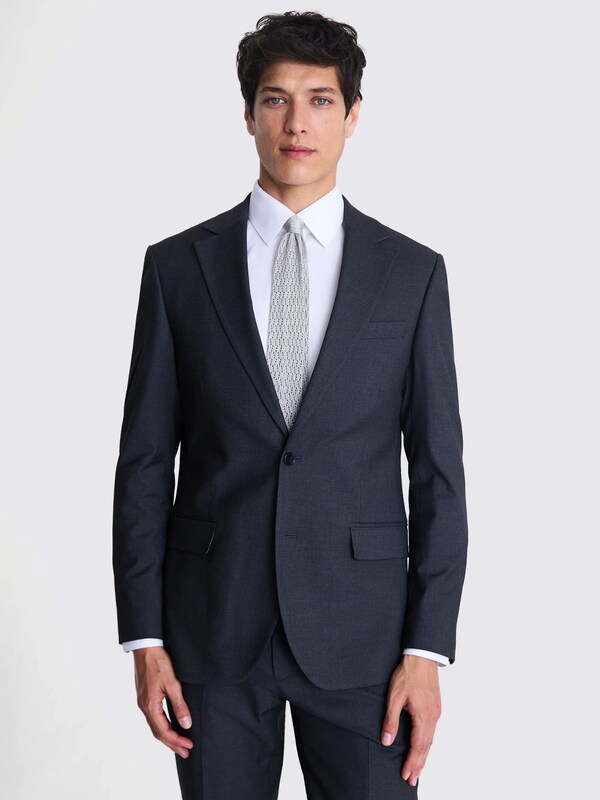 Seraphine MOSS Charcoal Tailored Fit Stretch Suit Jacket