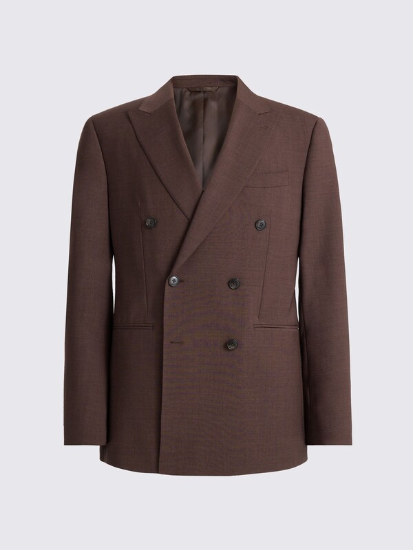 Seraphine MOSS Dark Plum Tailored Fit Performance Suit Jacket