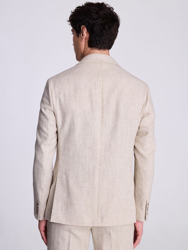 Seraphine MOSS Ecru Tailored Fit Herringbone Suit Jacket