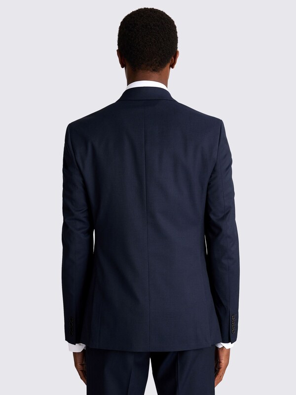 Seraphine MOSS Ink Slim Fit Double Breasted Stretch Suit Jacket