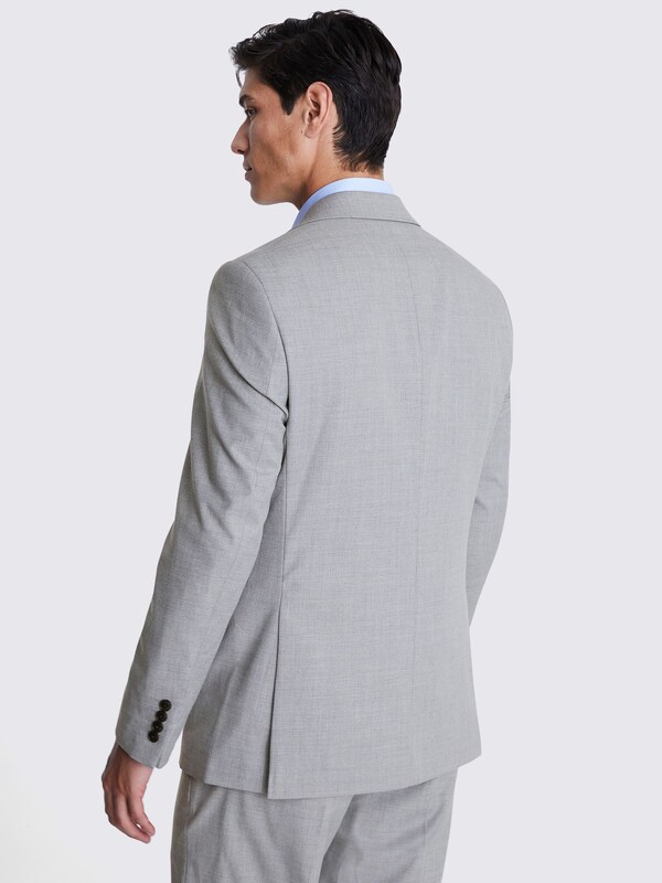 Seraphine MOSS Light Grey Regular Fit Stretch Suit Jacket