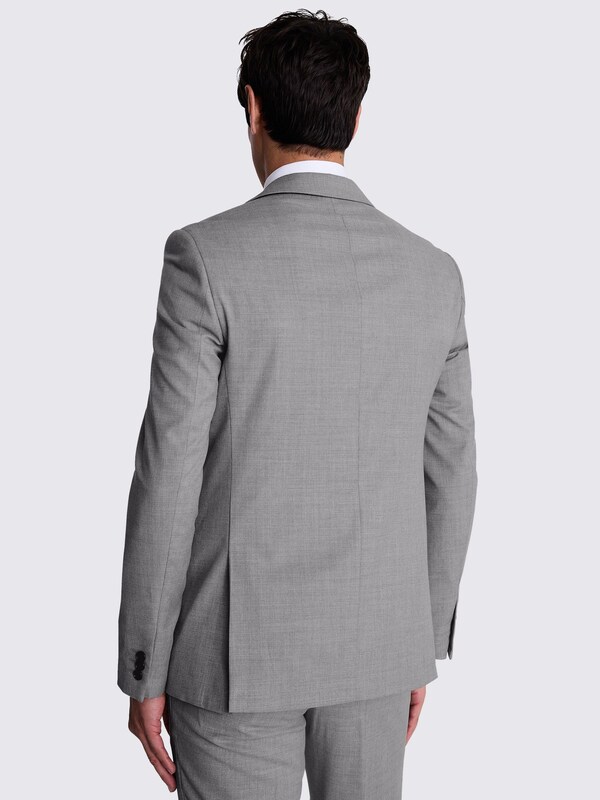 Seraphine MOSS Light Grey Slim Fit Stretch Suit Jacket