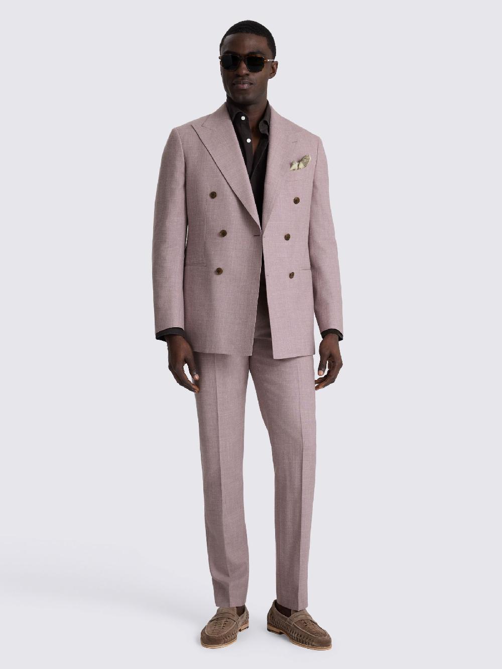 seraphine MOSS Mauve Tailored Fit Tailored Fit Italian Suit Jacket