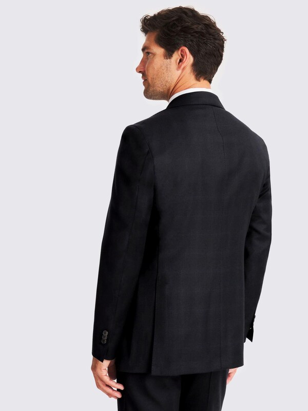 Seraphine MOSS Navy Check Tailored Fit Italian Suit Jacket