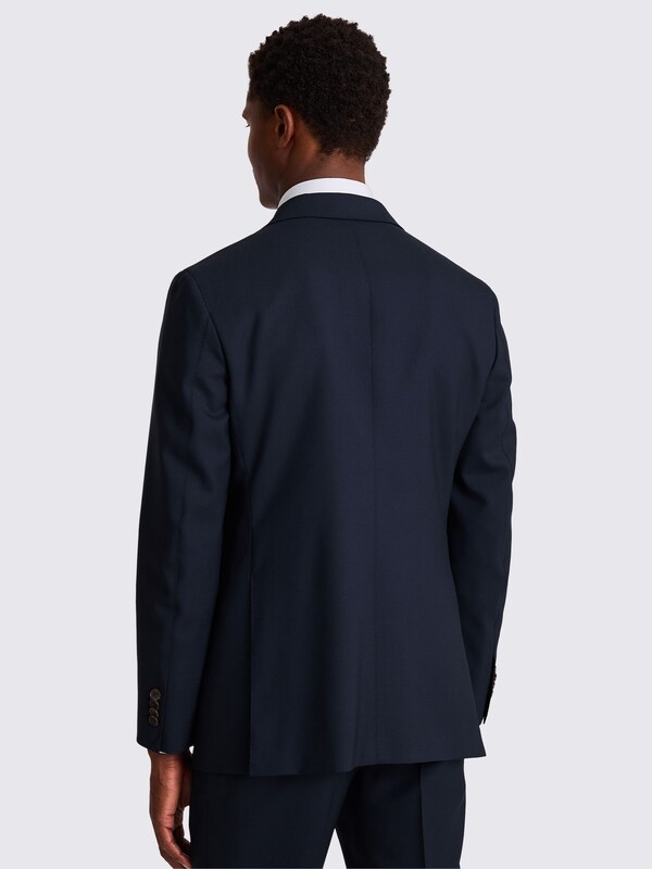 Seraphine Moss Navy Tailored Fit Double Breasted Italian Suit Jacket