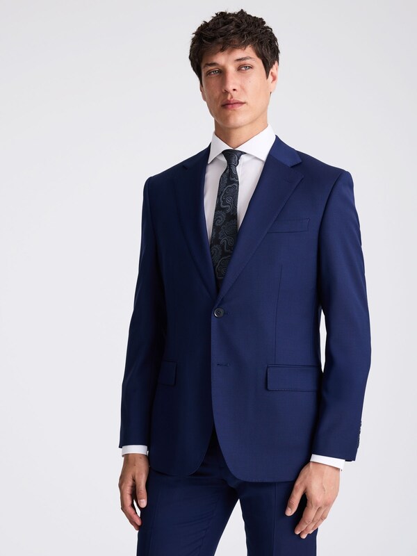 Seraphine MOSS Navy Tailored Fit Tailored Twill Suit Jacket