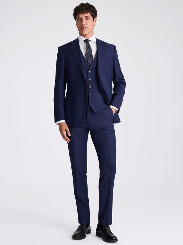 seraphine MOSS Navy Tailored Fit Tailored Twill Suit Jacket