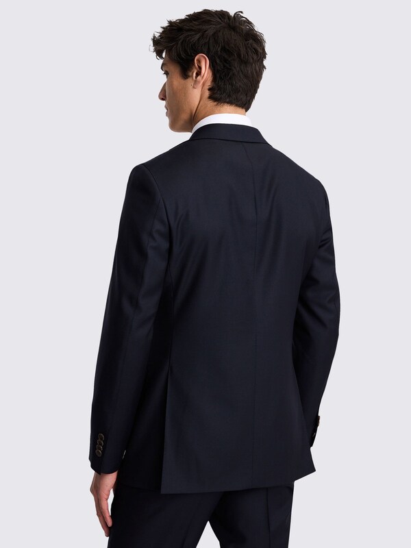 Seraphine MOSS Navy Tailored Fit Twill Italian Suit Jacket