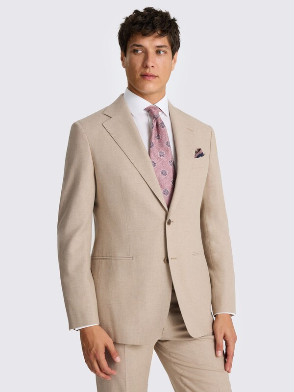 Seraphine MOSS Neutral Tailored Fit Italian Suit Jacket