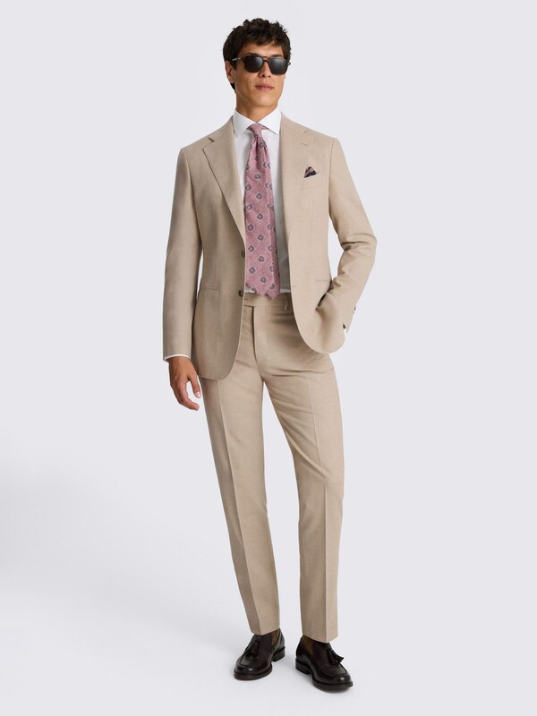 Seraphine MOSS Neutral Tailored Fit Italian Suit Jacket