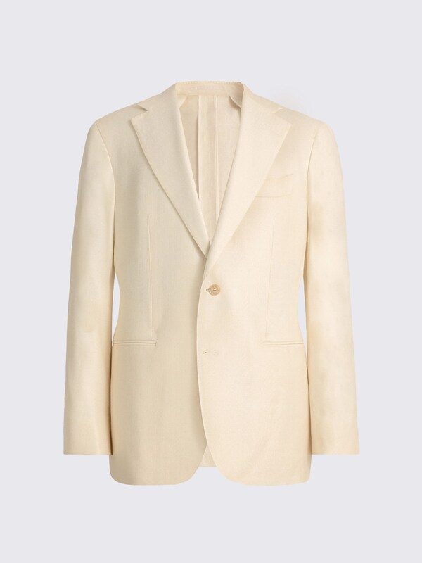 Seraphine MOSS Off-White Tailored Fit Italian Twill Suit Jacket