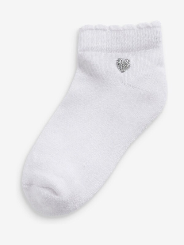 Seraphine Multi 7 Pack Cotton Rich Embroidered Cushioned Sole Trainer Socks
