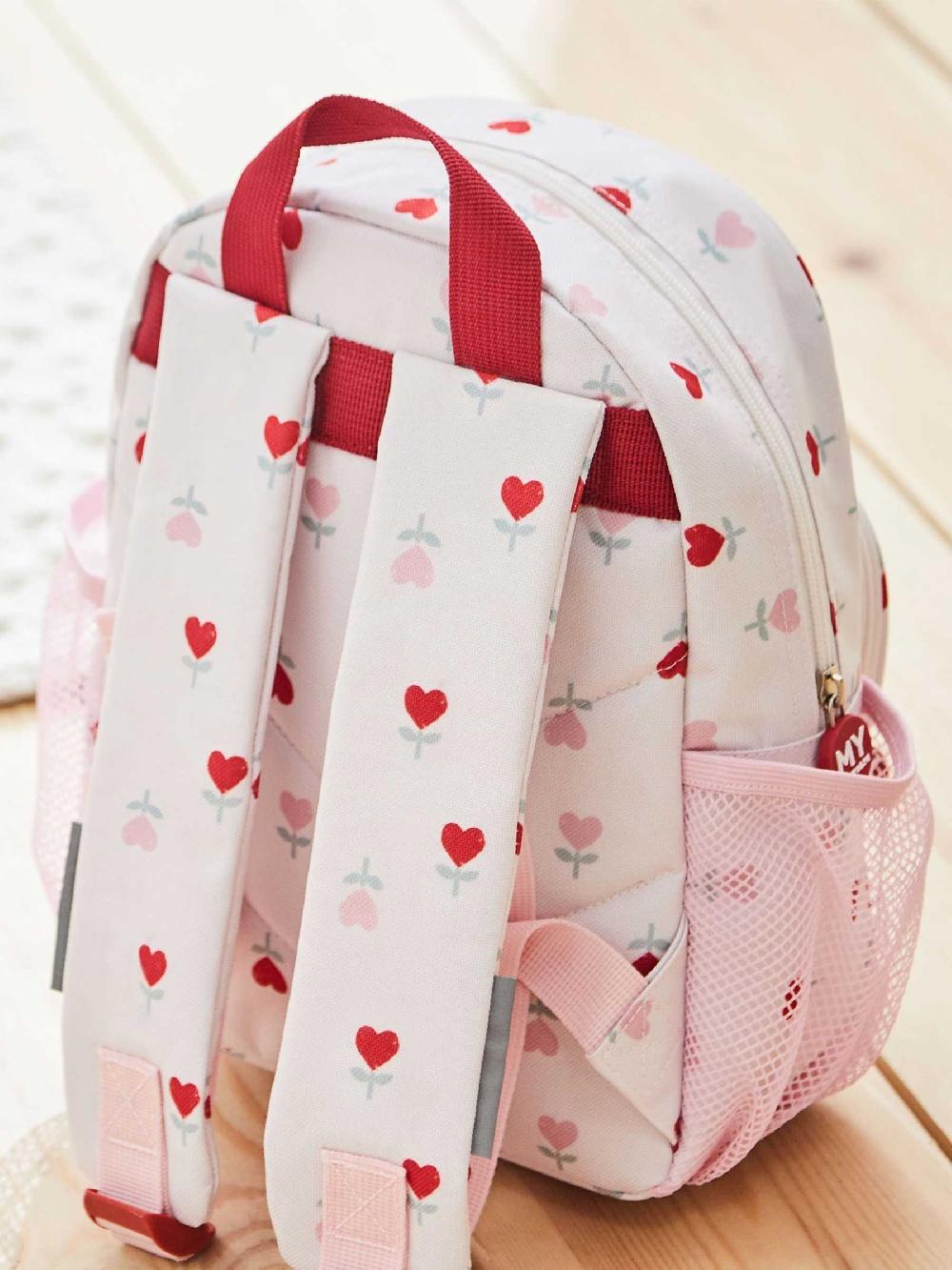 seraphine My 1st Years Personalised Heart Print Mini Backpack
