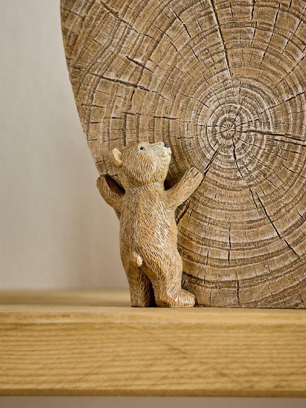 seraphine Natural Bertie the Bear Monogram Ornaments