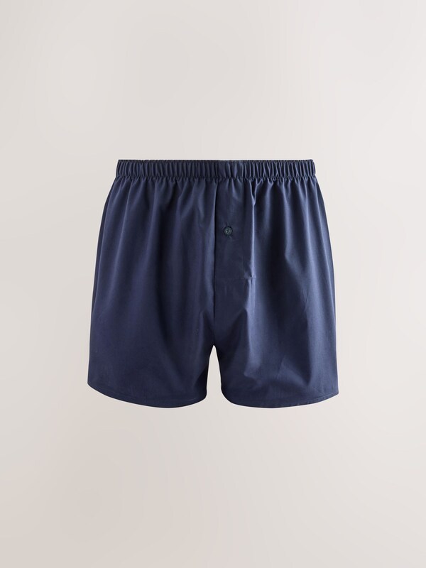 Seraphine Navy Mixed Pattern 4 Pack Woven Pure Boxers