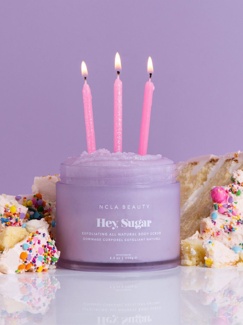 seraphine NCLA Beauty Birthday Cake Hey Sugar Exfoliating Body Scrub 250g