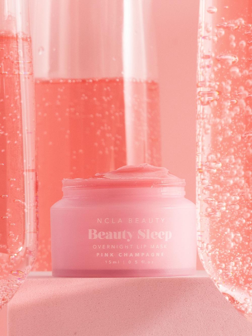 seraphine NCLA Beauty Sleep Overnight Lip Mask Pink Champagne 15ml