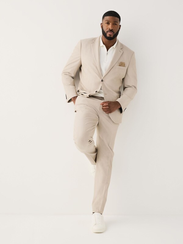 Seraphine Neutral Muscle Fit Motionflex Stretch Suit Jacket