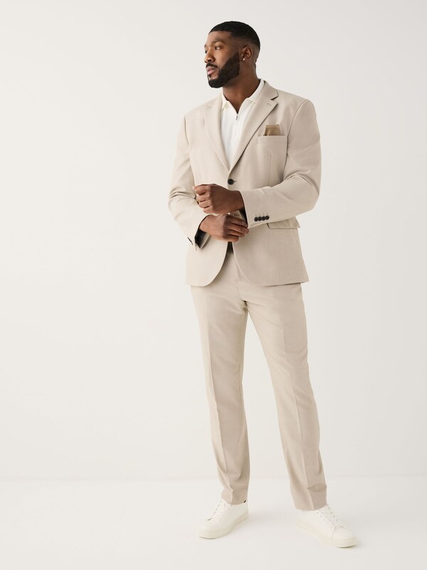 Seraphine Neutral Muscle Fit Motionflex Stretch Suit Jacket