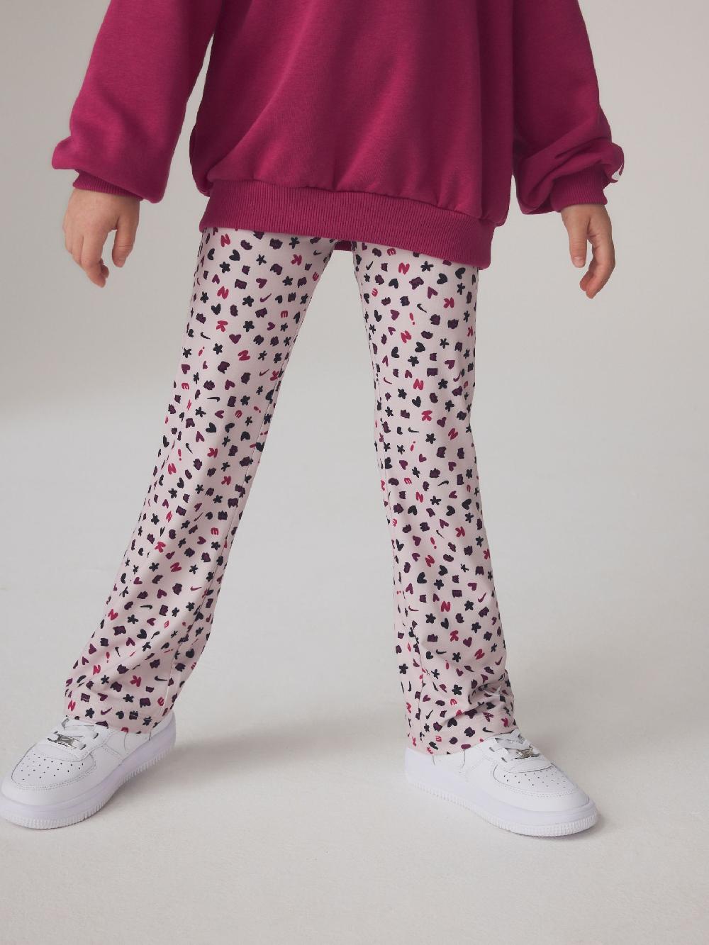seraphine Nike Pink Little Kids Femme Crew Sweatshirt and Flared Legging Set
