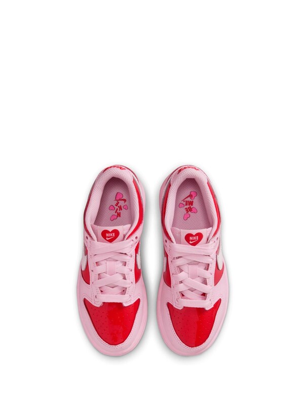 Seraphine Nike Pink/Red Hearts Junior Dunk Low Trainers