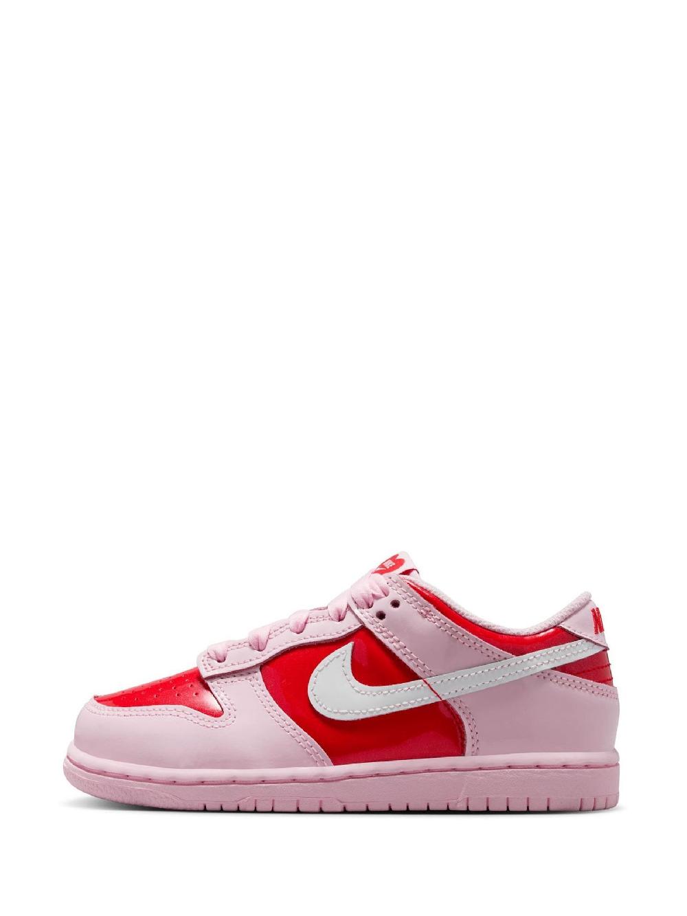 seraphine Nike Pink/Red Hearts Junior Dunk Low Trainers