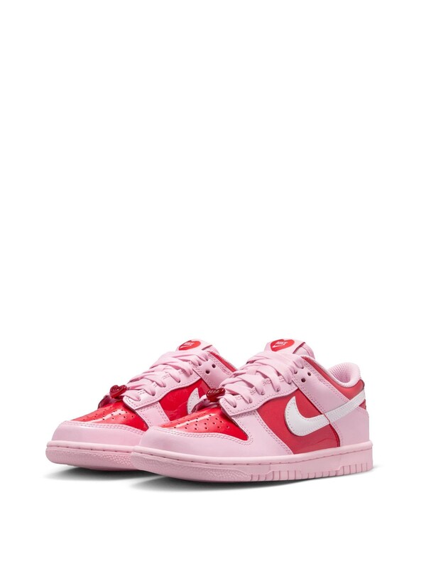 Seraphine Nike Pink/Red Hearts Youth Dunk Low Trainers