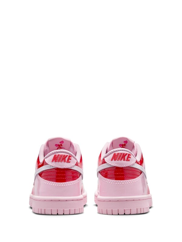 Seraphine Nike Pink/Red Hearts Youth Dunk Low Trainers