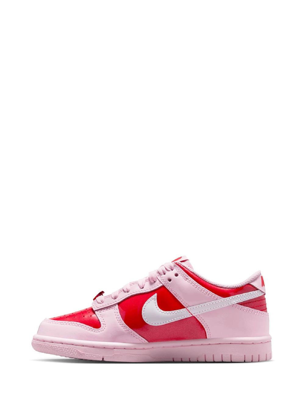 seraphine Nike Pink/Red Hearts Youth Dunk Low Trainers