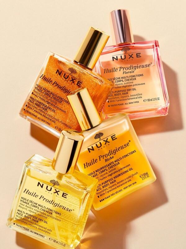 Seraphine Nuxe Huile Prodigieuse® Or Golden Shimmer Multi-Purpose Dry Oil For Face Body And Hair 50ml