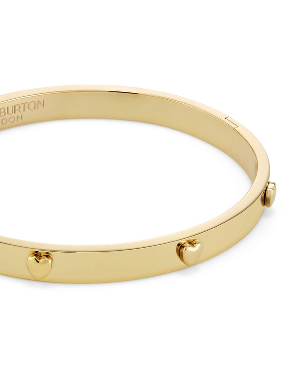 seraphine Olivia Burton Mini Heart Light Gold Tone IP Bangle