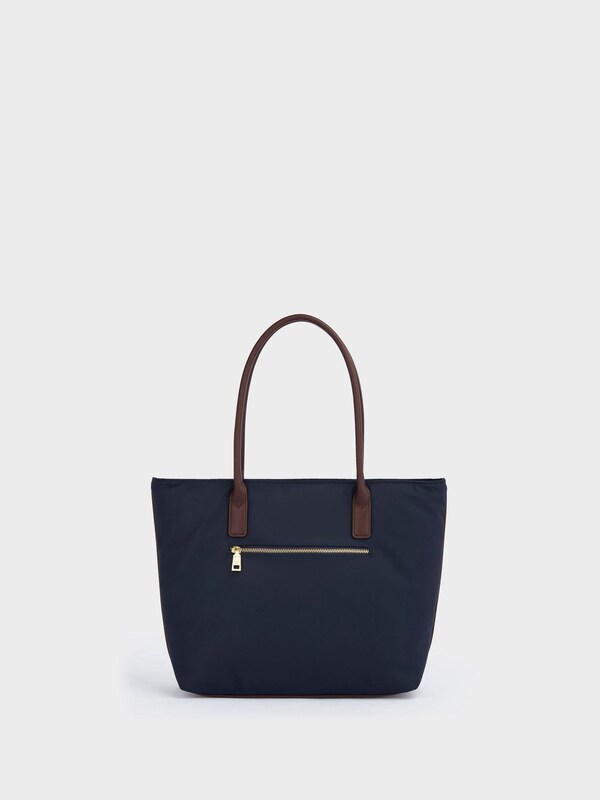 Seraphine Osprey London Blue/Brown The Voyage Nylon Tote Bag