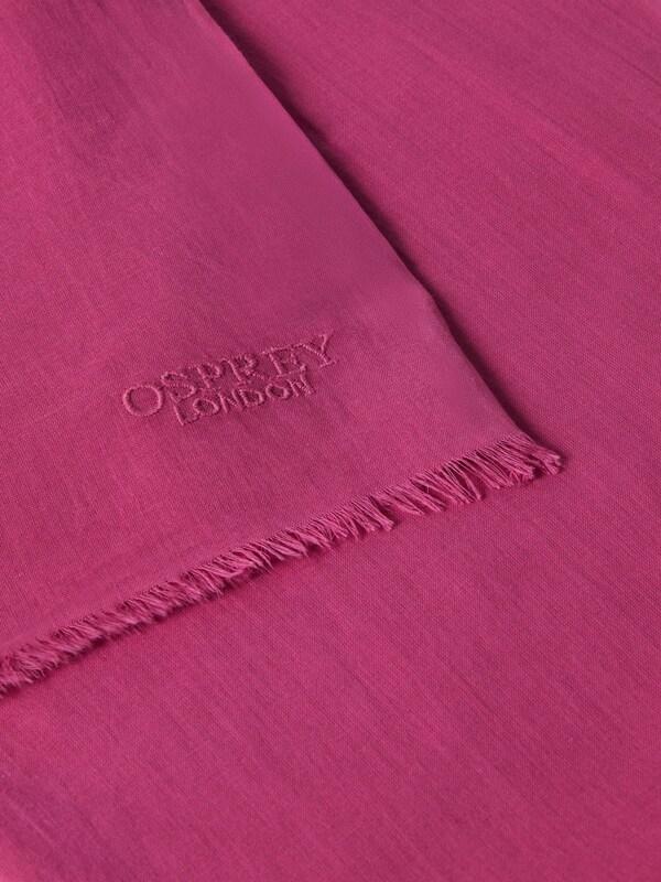 Seraphine Osprey London Pink The Boxed Cotton Wrap Scarf