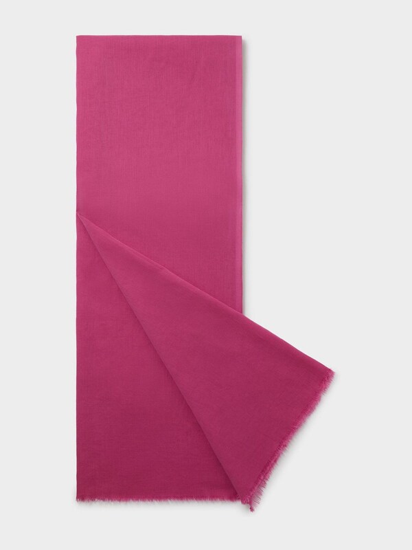 Seraphine Osprey London Pink The Boxed Cotton Wrap Scarf