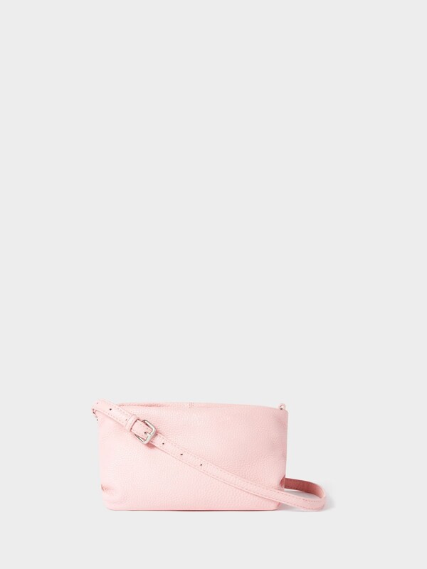 Seraphine Osprey London Pink The Carina Leather Shrug Bag