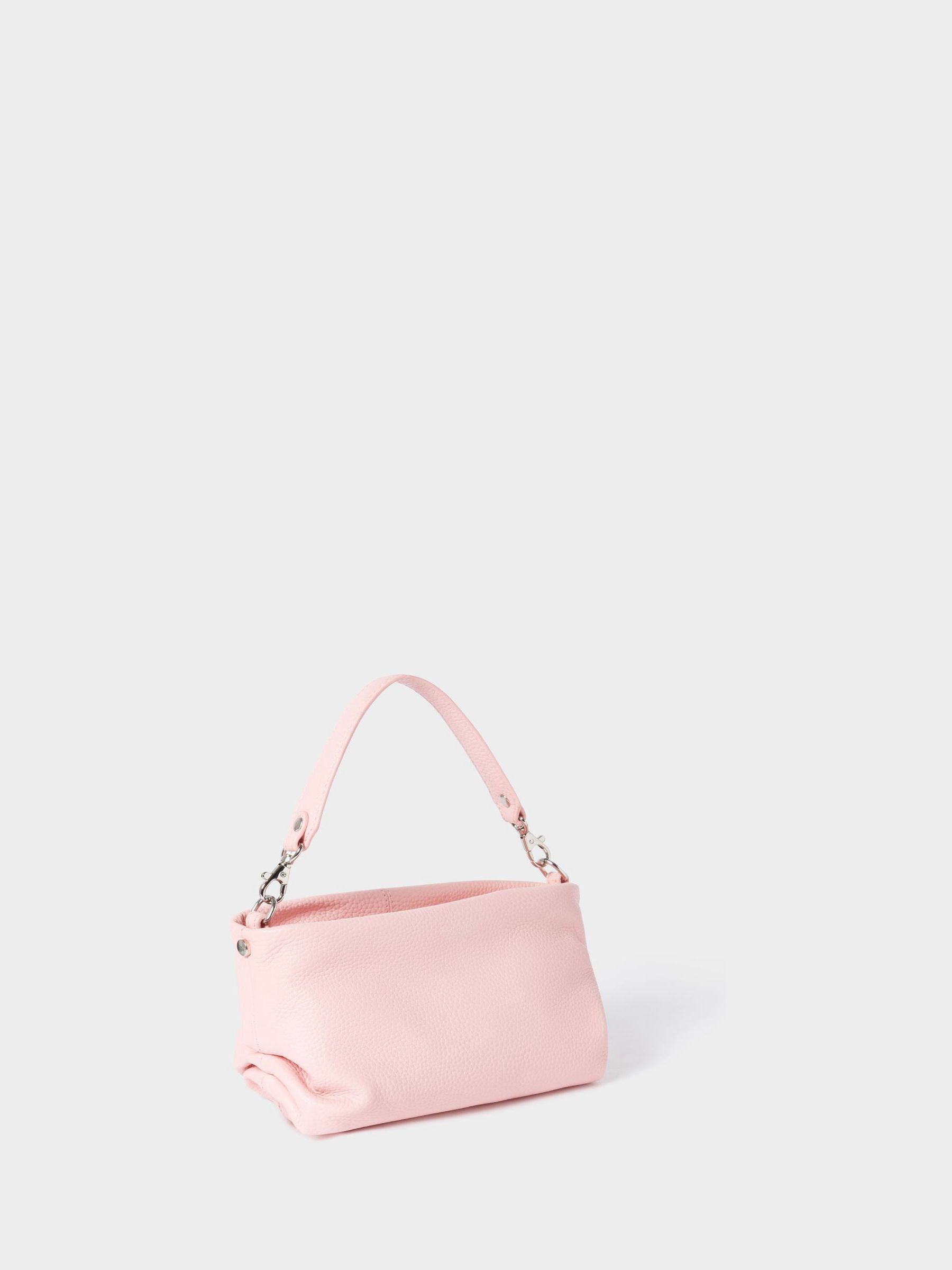 seraphine Osprey London Pink The Carina Leather Shrug Bag