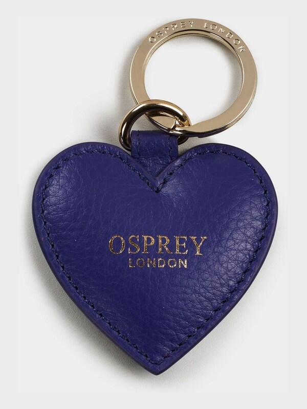 Seraphine Osprey London Purple The Tilly Heart Leather Trinket And Keyring Gift Set