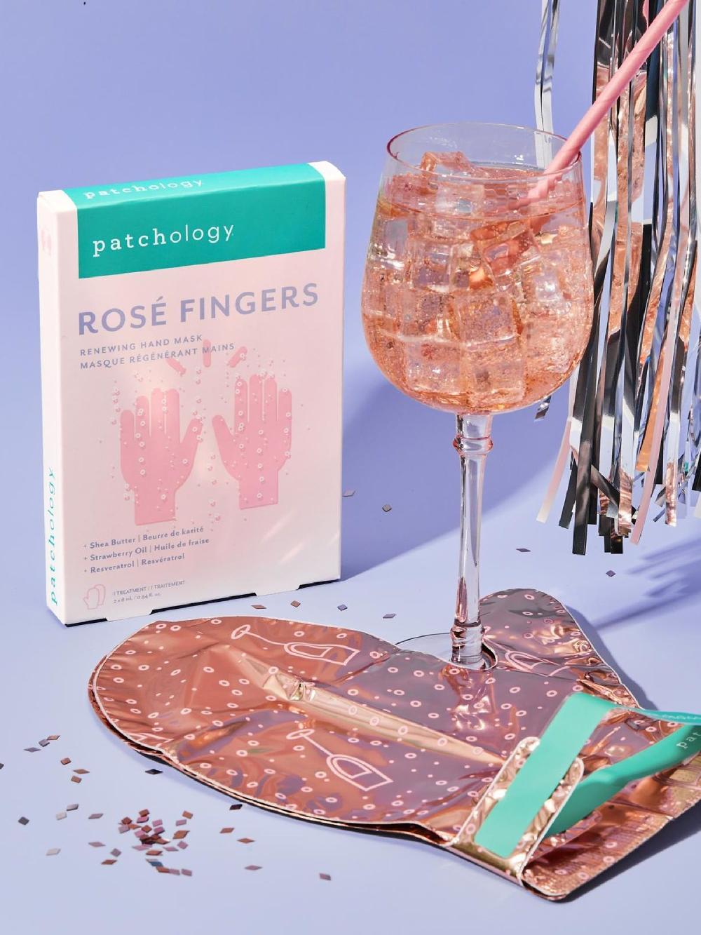 seraphine Patchology Rosé Fingers Renewing Hand Mask