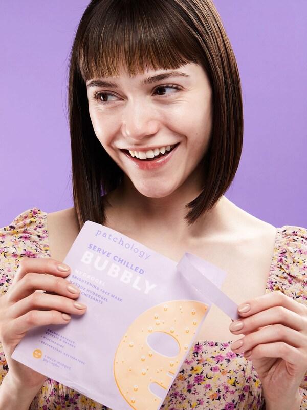Seraphine Patchology Serve Chilled Bubbly Brightening Hydrogel Mask